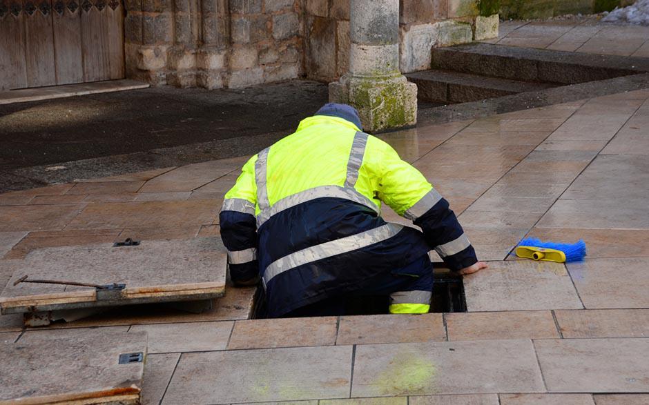 travaux assainissement Salins